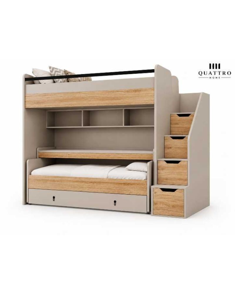 Craft Compact RANZA (MERDİVEN İLE BİRLİKTE. 2 KAPILI DOLAP .ÇAL  MASA .  .KARYOLA 90X190 .ŞİFONYER