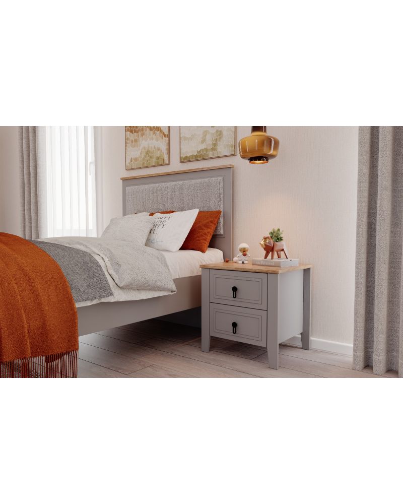 Craft Genç Odası (3 Kapılı Dolap+Karyola 100x200+Komodin+Çalışma Masası ve Üst Ünite+Kitaplık+Şifonyer+ayna )