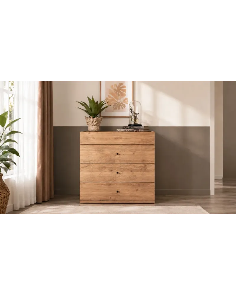 Wooden Genç Odası--3 kapılı dolap-çal masası-çal ünitesi-komidin-şifonyer-100*200 karyola-kitapılk