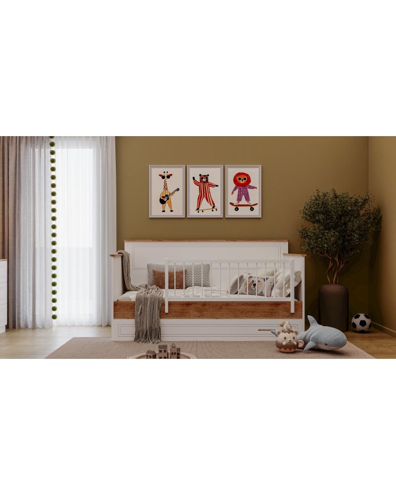 Mia Bebek Odası (4 Kapılı Dolap+bebe Karyola+Şifonyer+ )