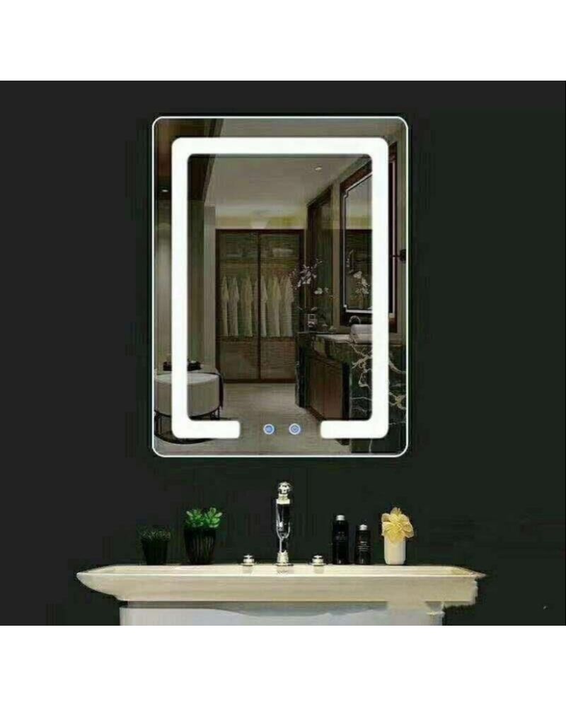 Dokunmatik Dimmer Özellikli LED Işıklı Banyo Aynası