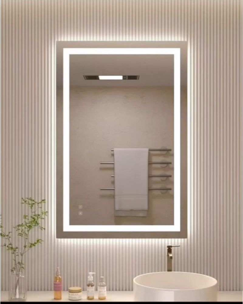 Dokunmatik Dimmerli LED Işıklı Banyo Aynası