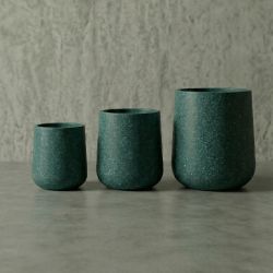 PRAG Hafif Beton Saksı - Yeşil