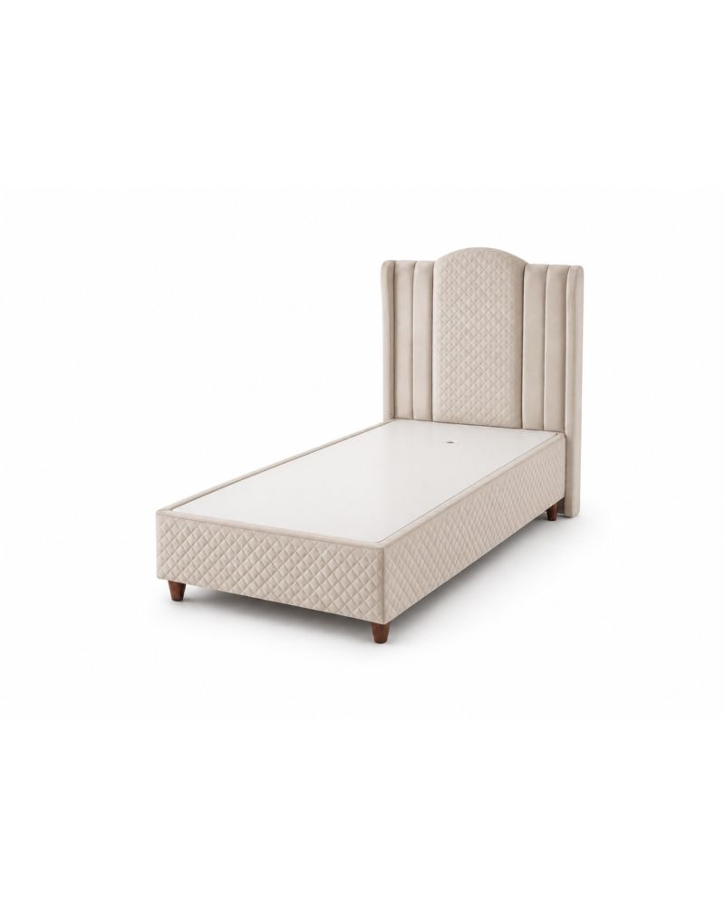 Bahama Premium Tek Kişilik Yatak Seti Ortopedik Pocket Yaylı Sandıklı Baza Başlık Takımı 30 cm