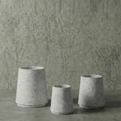 AROS Hafif Beton Saksı - Beyaz