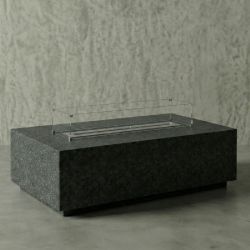 Rectangle Hafif Beton Ateş Çukuru - Antrasit