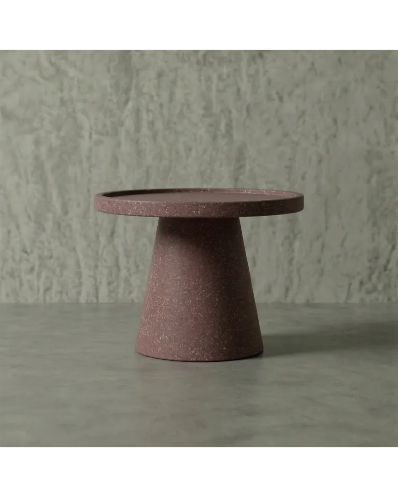 TRAY Hafif Beton Orta Sehpa - Kahverengi
