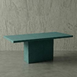 PIAZZA Hafif Beton Masa - Yeşil