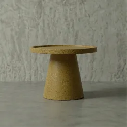 TRAY Hafif Beton Orta Sehpa - Sarı
