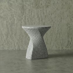 STATUE Hafif Beton Yan Sehpa - Açık Gri