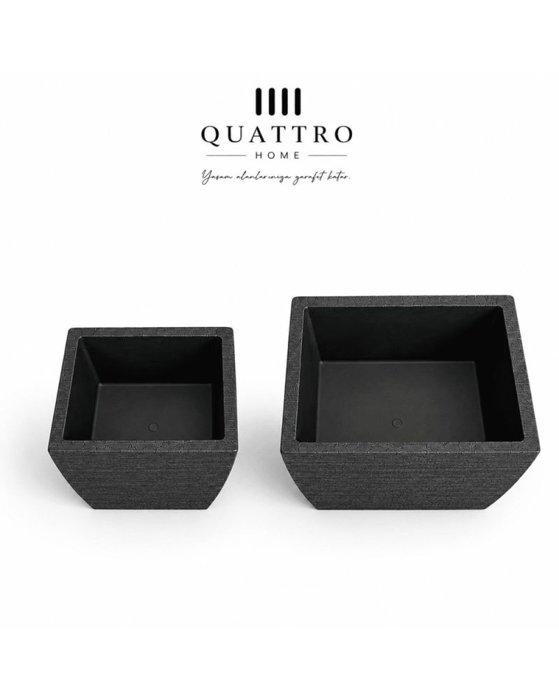 Quattro Home Costa Serisi Saksı Dikdörtgen İç ve Dış Mekan Saksı