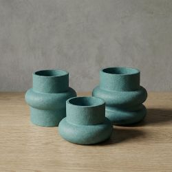 RING Hafif Beton Saksı - Yeşil