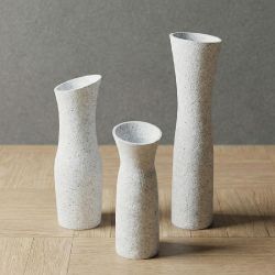 BEAK Hafif Beton Vazo - Beyaz