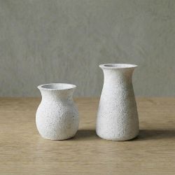 SAC Hafif Beton Saksı - Beyaz