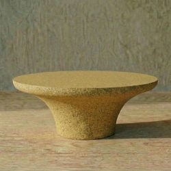 TISSUE Hafif Beton Orta Sehpa - Sarı