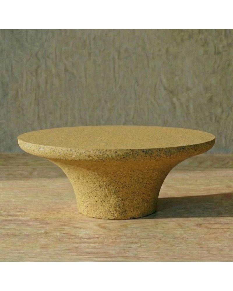 TISSUE Hafif Beton Orta Sehpa - Sarı