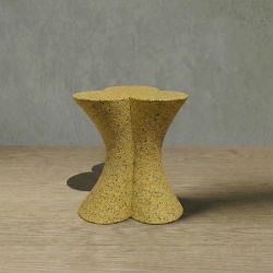 CLOVER Hafif Beton Yan Sehpa - Sarı