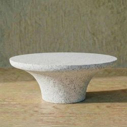 TISSUE Hafif Beton Orta Sehpa - Beyaz