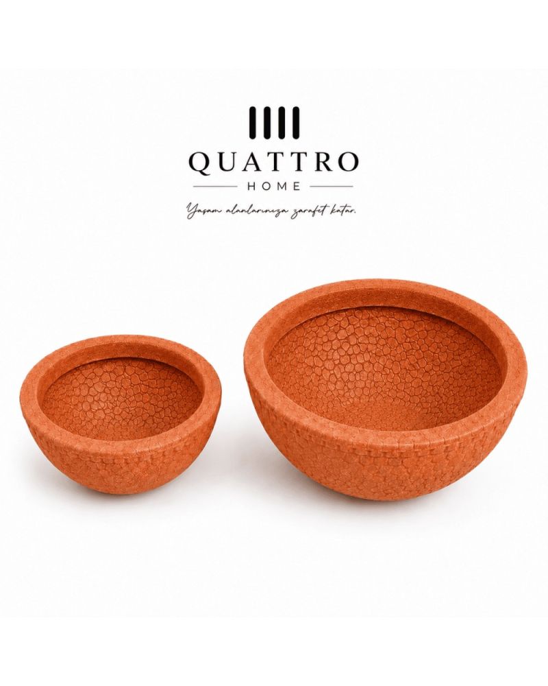 Quattro Home Tierra Serisi Saksı Modern İç ve Dış Mekan Dekoratif Saksı