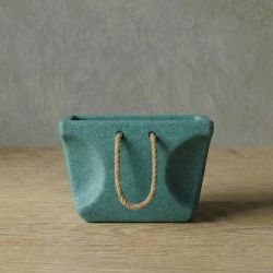 BAG Hafif Beton Saksı - Yeşil