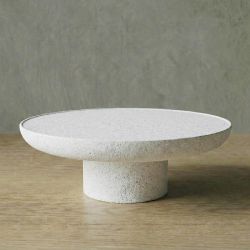 Durable Hafif Beton Orta Sehpa - Beyaz