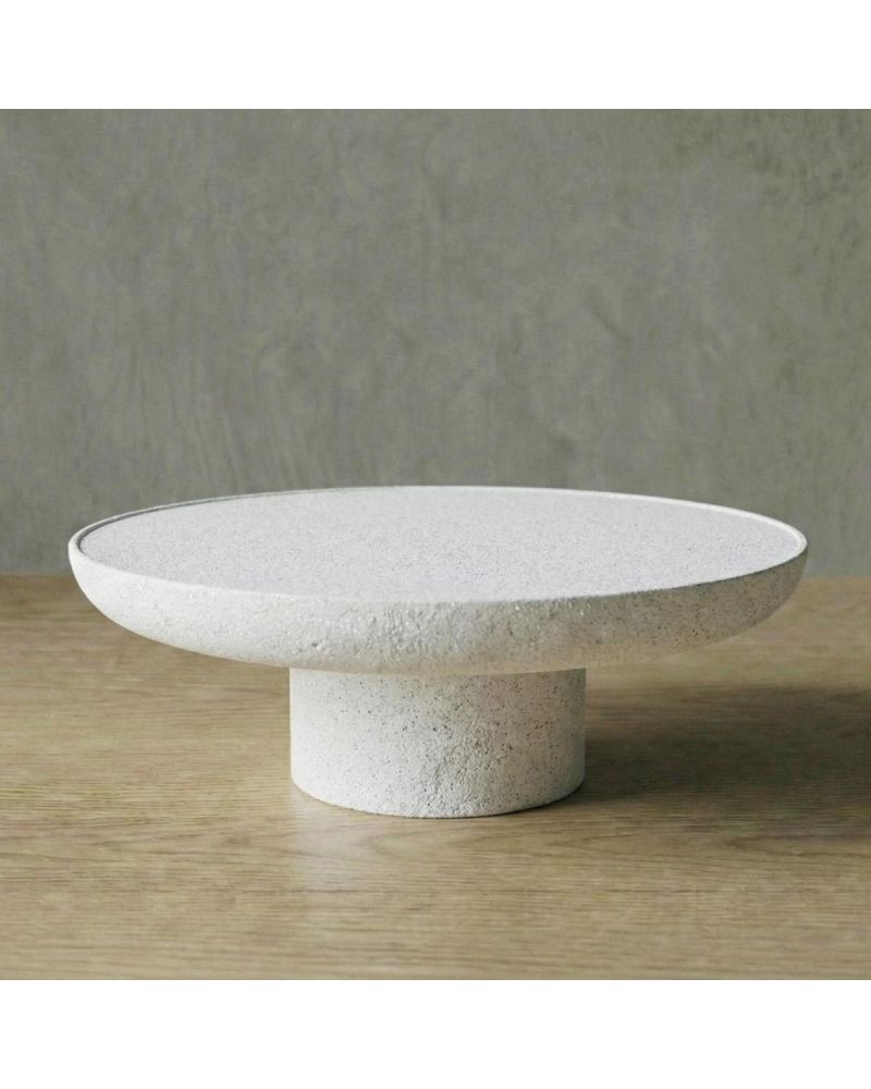 Durable Hafif Beton Orta Sehpa - Beyaz