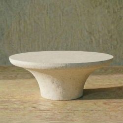 TISSUE Hafif Beton Orta Sehpa - Krem