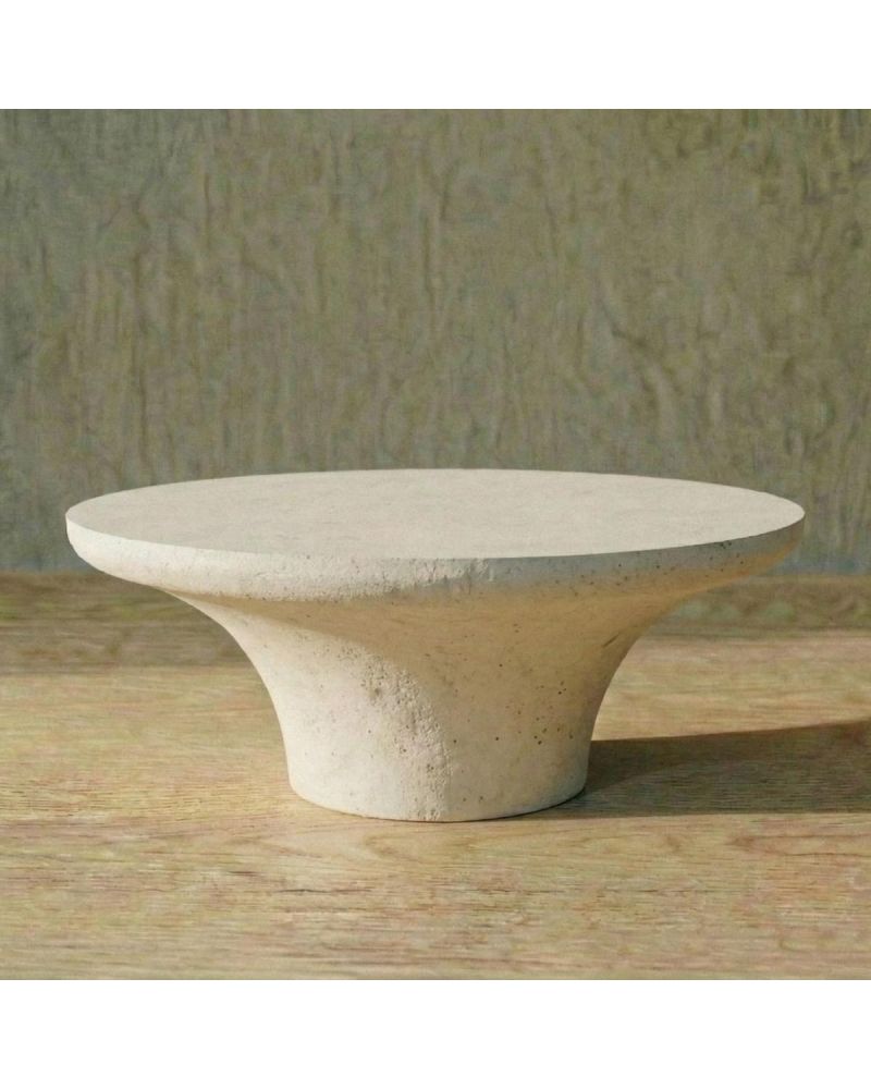 TISSUE Hafif Beton Orta Sehpa - Krem