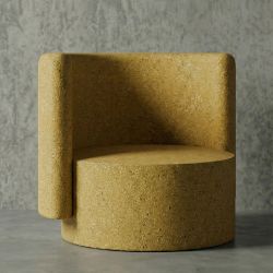 COVE Hafif Beton Koltuk - Sarı