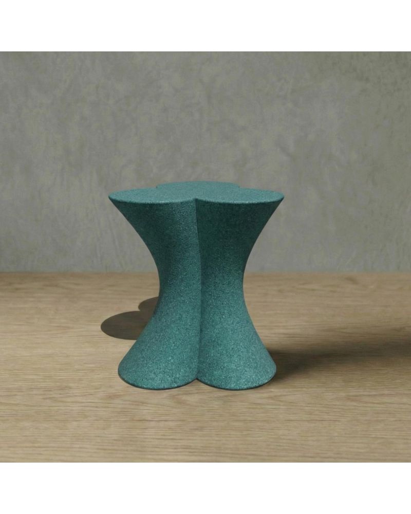 CLOVER Hafif Beton Yan Sehpa - Yeşil