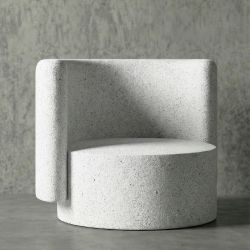 COVE Hafif Beton Koltuk - Beyaz