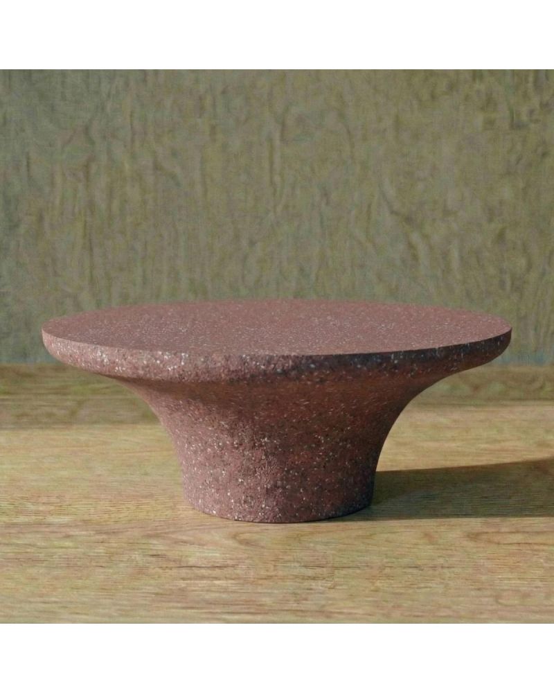TISSUE Hafif Beton Orta Sehpa - Kahverengi