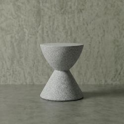 Untimely Hafif Beton Yan Sehpa - Açık Gri