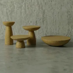 Agora Hafif Beton Sehpa - Sarı
