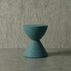 Untimely Hafif Beton Yan Sehpa - Yeşil