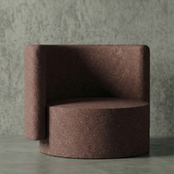 COVE Hafif Beton Koltuk - Kahverengi