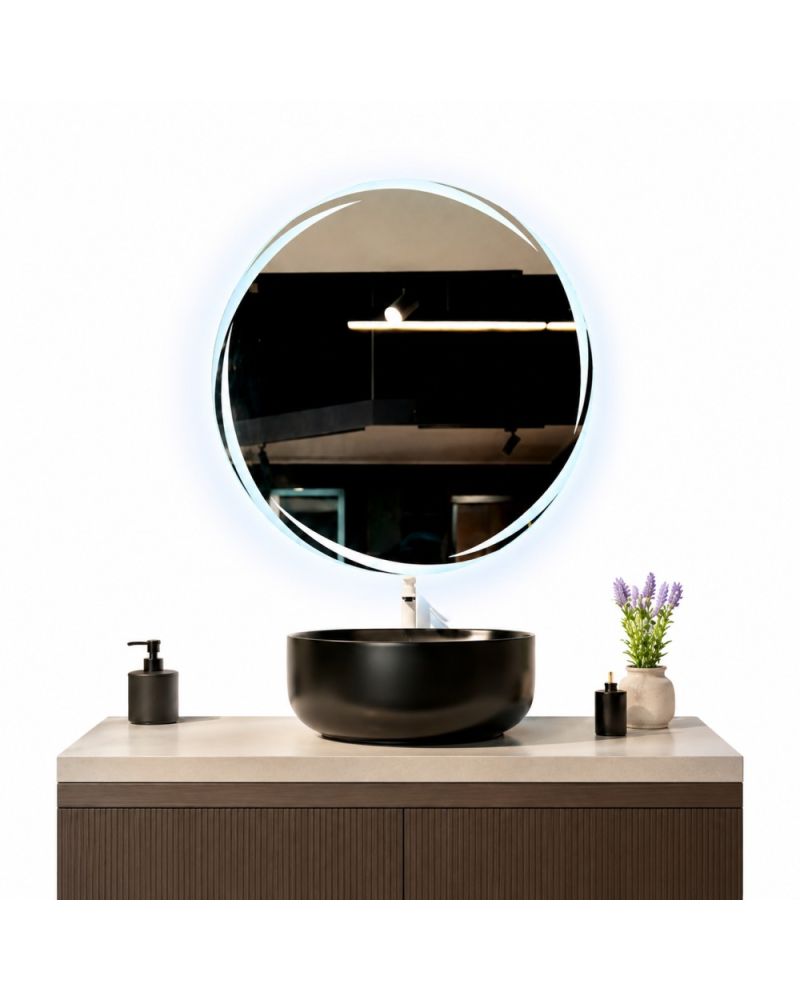 Lunea LED Aydınlatmalı Banyo Aynası Yuvarlak Modern Tasarım