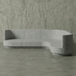 GATHER Hafif Beton Koltuk - Açık Gri