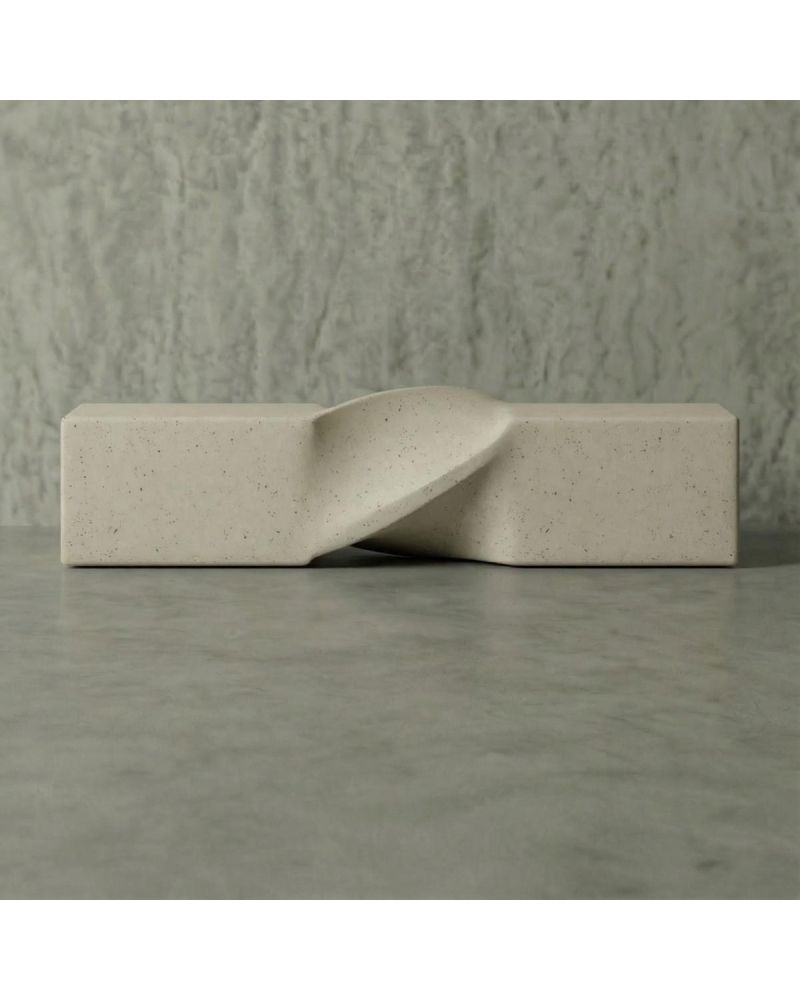 Twist Hafif Beton Bank - Krem