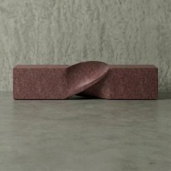 Twist Hafif Beton Bank - Kahverengi
