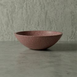 BONZA Hafif Beton Saksı - Kahverengi
