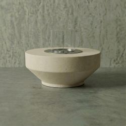 Plateau Hafif Beton Ateş Çukuru - Krem