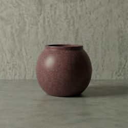 CUPE Hafif Beton Saksı - Kahverengi