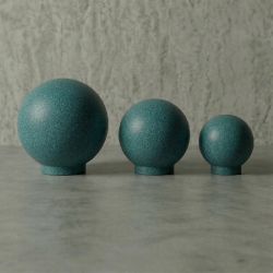 KÜRE Hafif Beton Dekoratif Obje - Yeşil