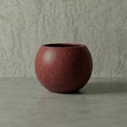 CIRUM Hafif Beton Saksı - Kırmızı