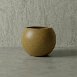 CIRUM Hafif Beton Saksı - Sarı