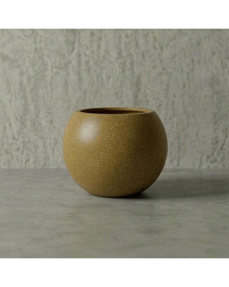 CIRUM Hafif Beton Saksı - Sarı