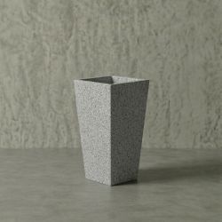 KONİK Hafif Beton Saksı - Açık Gri