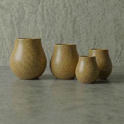 VAAS Hafif Beton Saksı - Sarı