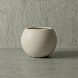 CIRUM Hafif Beton Saksı - Krem